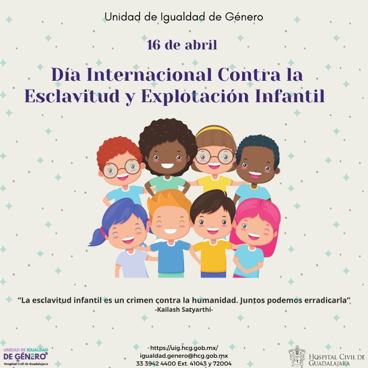 Día Internacional Contra la Esclavitud y la Explotación Infantil