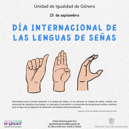 Día Internacional de las Lenguas de Señas