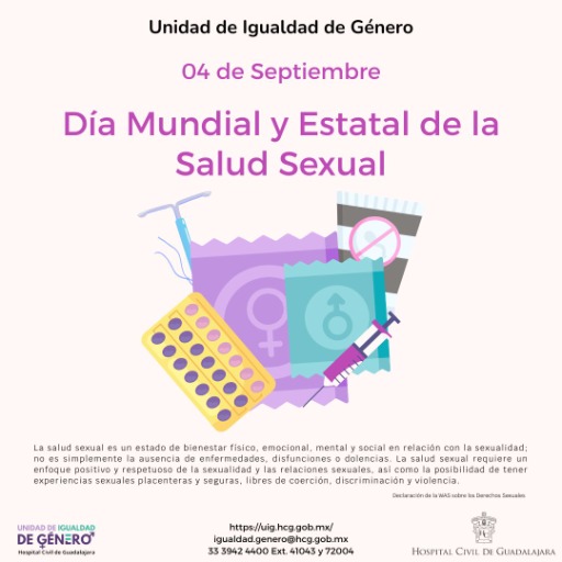 Día Mundial y Estatal de la Salud Sexual