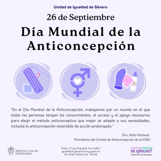 Día Mundial de la Anticoncepción