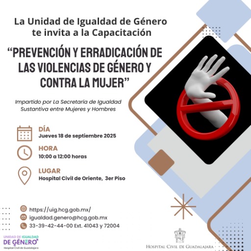 Prevención y Erradicación de las Violencias de Género y contra la Mujer