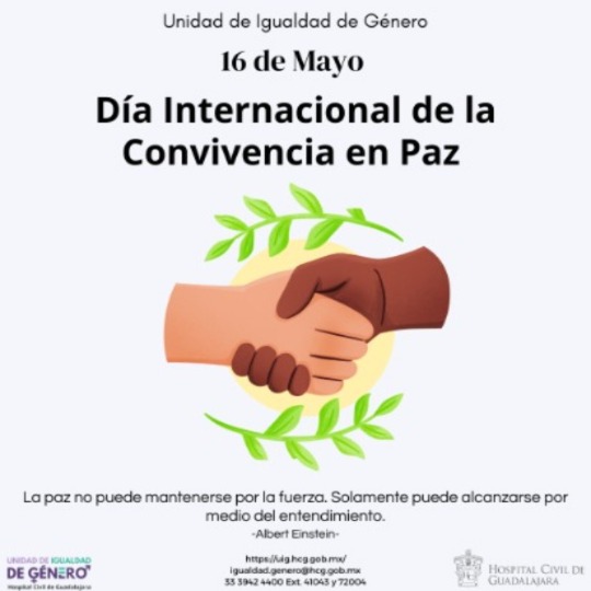 Día Internacional de la Convivencia en Paz