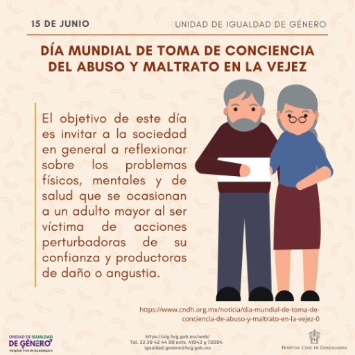 Día Mundial de Toma de Conciencia de Abuso y Maltrato en la Vejez