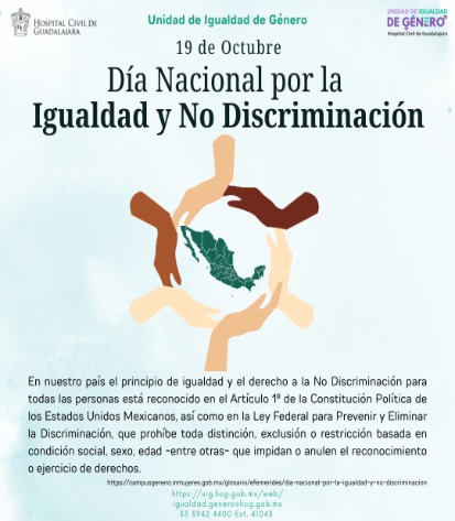 Día Nacional por la Igualdad y No Discriminación