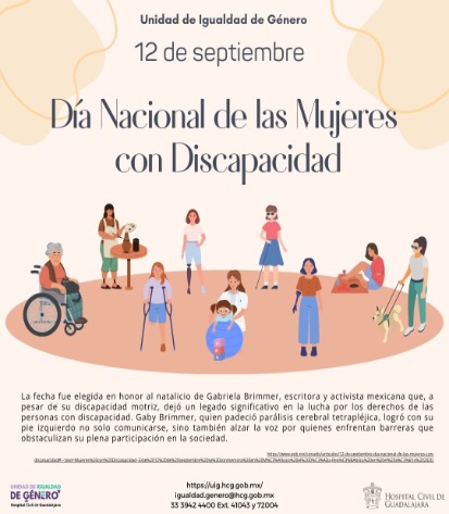 Día Nacional de las Mujeres con Discapacidad